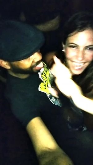 Happy drunk party teen