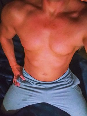 Shirt Off athletic man