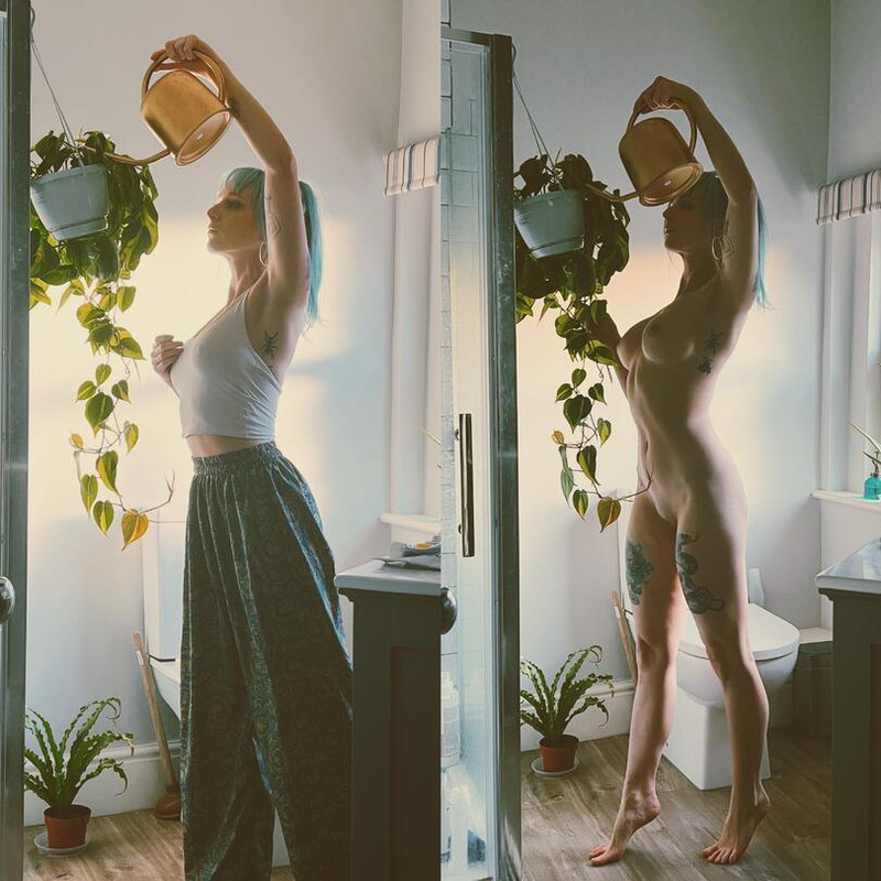 How would you like to water your plants? dressed or undressed?