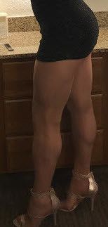 The slight bend at the waist is crucial