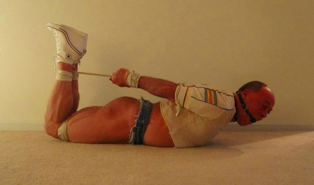Stuck in Another Tight Hogtie For Several Hours