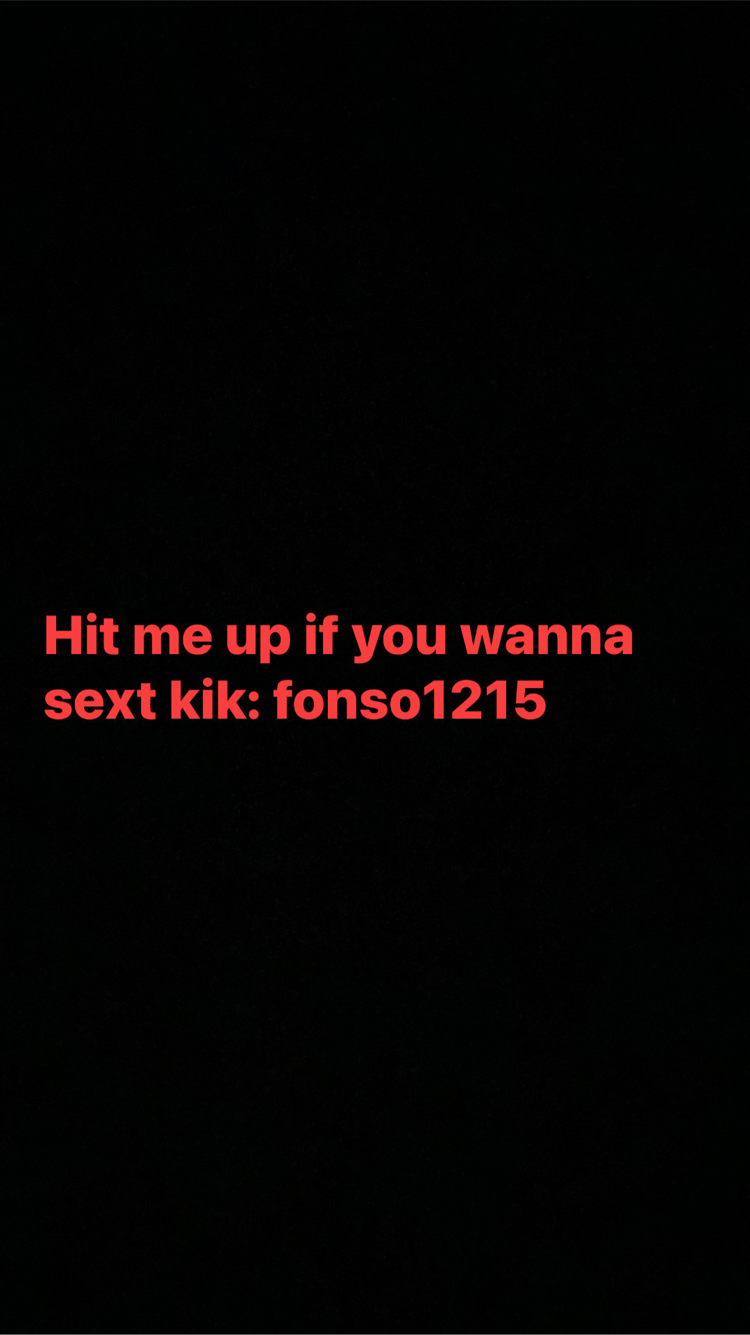Hit me up
