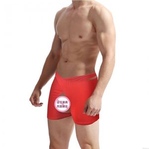 Sexy Croix sans entrejambe Short athlétique Supporter string troncs sous-vêtements culottes hommes caleçons Lingerie t-back Sissy boxeurs slips