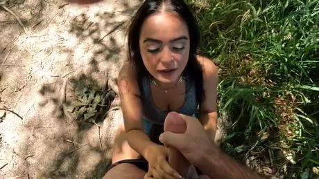 Shorty taking a hike