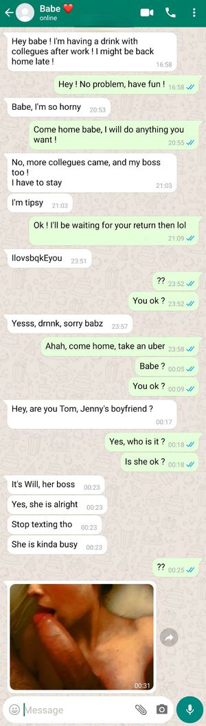 She was a bit tipsy with her boss