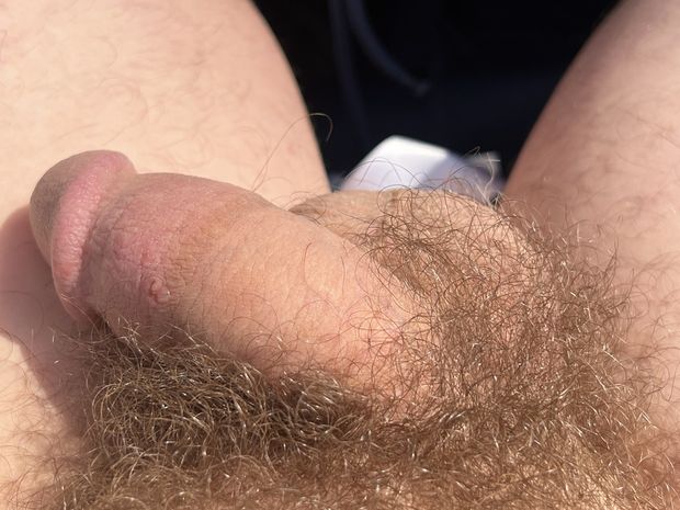 My cock outside