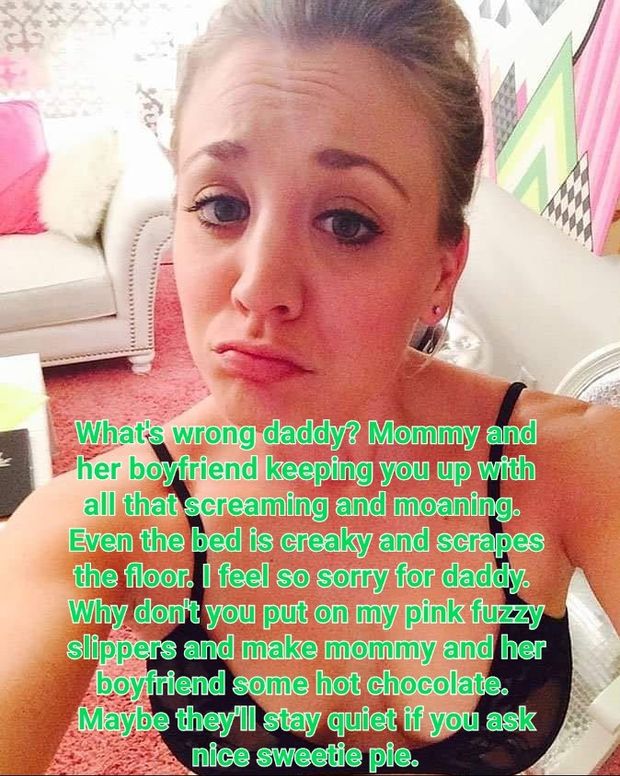 Daughter teasing dad