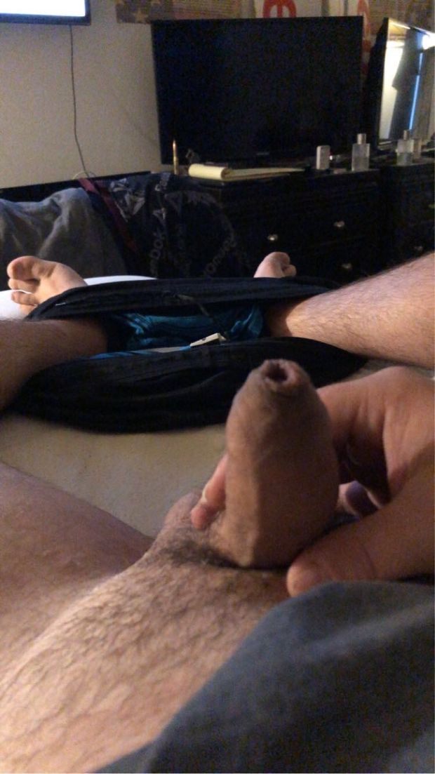 Soft uncut cock