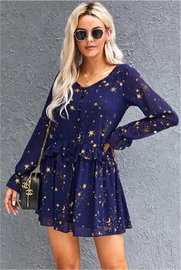 Cindy's Stars Mini Dress