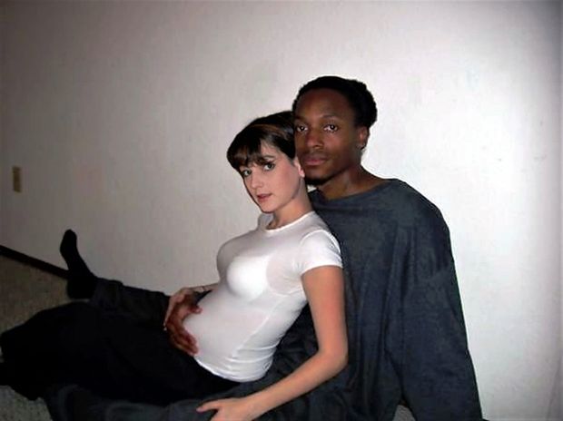 My second husband and my first baby!  It's on the way mom and dad!