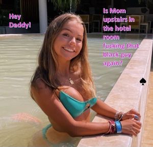 Daughter teases dad about mom's BBC ❤️