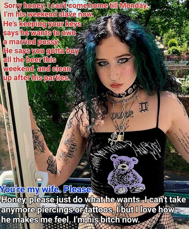 Owned couple slaves to boyfriend bull