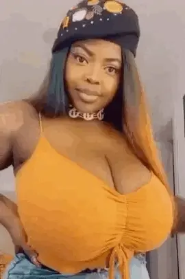 Busty Black Woman looking cute