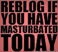 Today and every day is masturbation day!