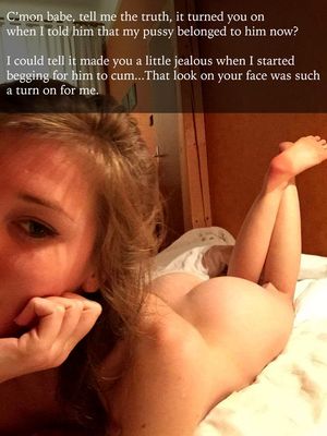 Wife teases cuckold
