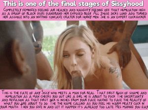 Gangbang a white sissy