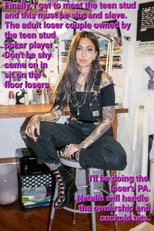 Neighbor teen part VIII Teen Bully has his name tatted on us, I get a PA for permanent chastity.