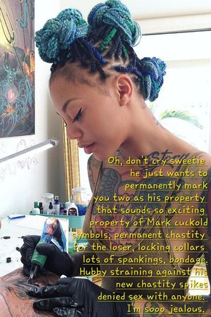 Neighbor teen IX While tattooing his name on us, the tattoo artist justifies how our lives are being taken over my our bully. My wife cries.