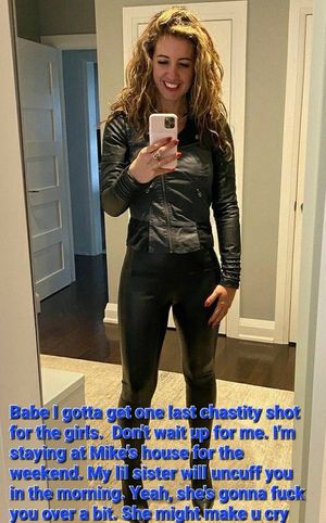 Wife going out on a date, wife's sister to babysit