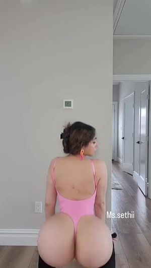 Showing off her assets