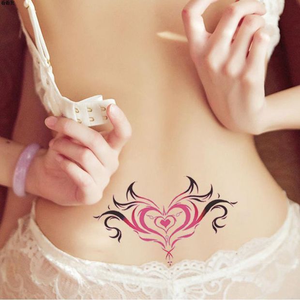Succubus tattoo on back