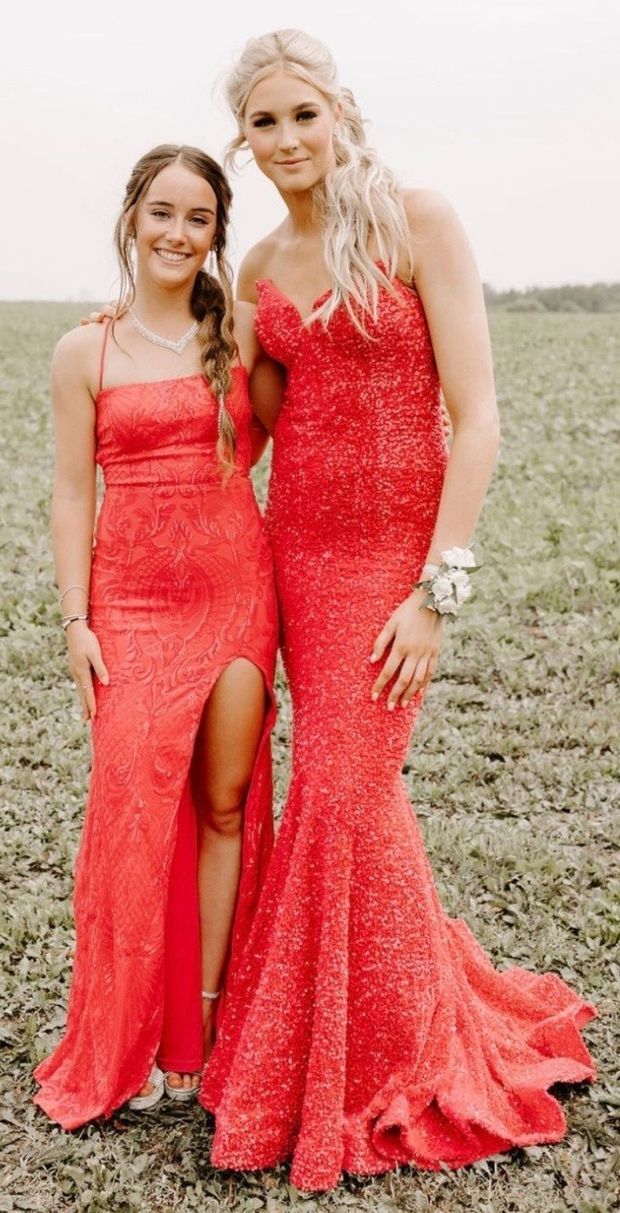 Jaidyn & friend tall & short prom