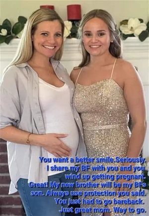 Daughter shares BF, mom gets pregnant