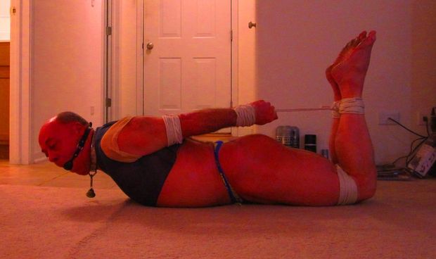 Abandoned in Tight Hogtie Bondage