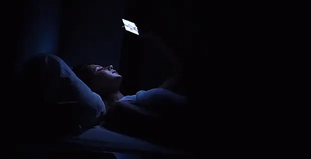 When you catch her masturbating in the hotel room…
