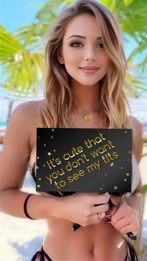 Cute blond thinks you're cute