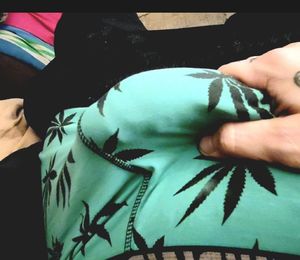 Selfshot pic of my dick in my underwear