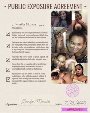(EXPOSED) Jennifer Morales Public Exposure Agreement
