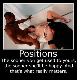 the sooner you get used to yours, the sooner your wife will be happy