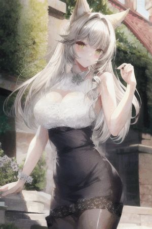 Sexy Miqote undressing