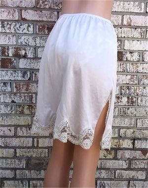 My Silky Little Lacy Half Slip, So Soft!