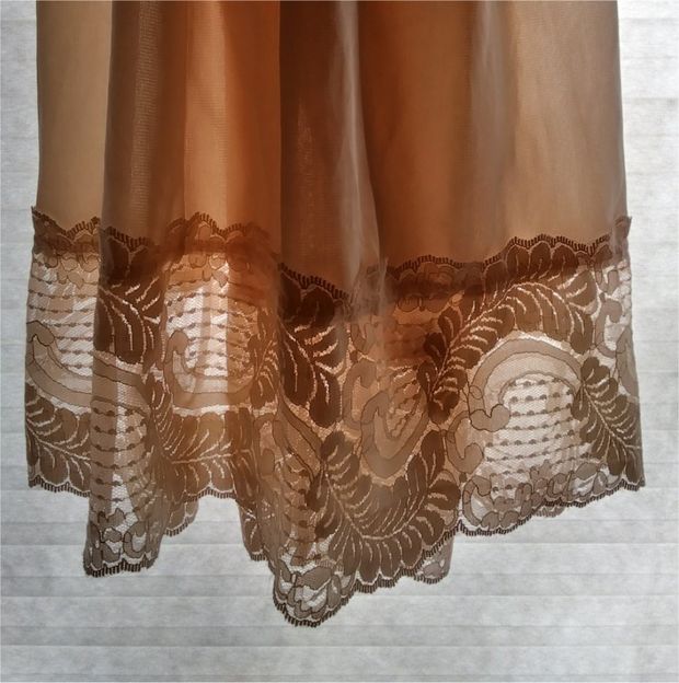 Lace Detail of My Silky Soft Applause Waist Slip!