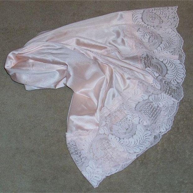 My Extremely Silky Soft & Lacy Applause Half Slip.