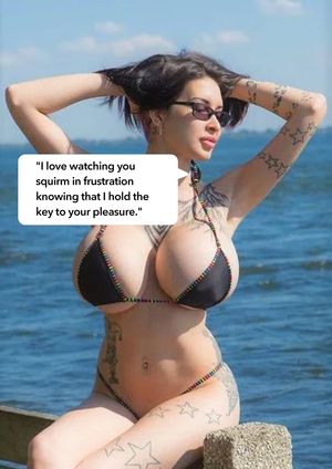 "Surrender to me completely, locked and owned."