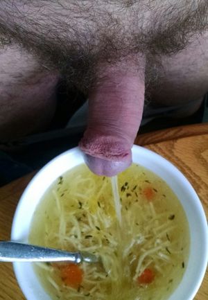 'If the soup seems tasteless, add a secret ingredient for that deep satisfying tinkle on the pallet.'