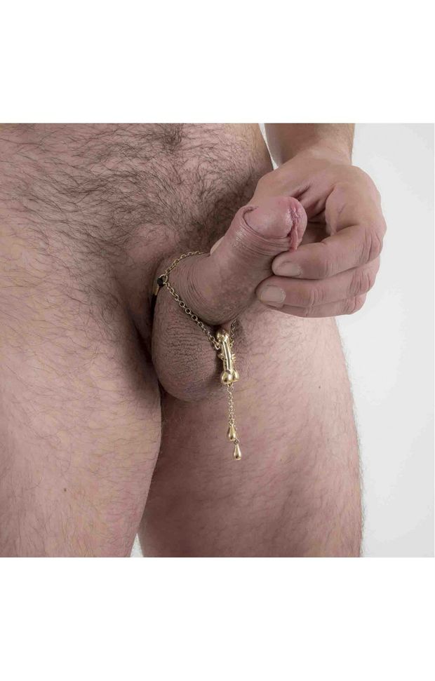 Rockstar - Penis Bracelet with Gold Penis Charm