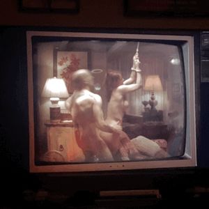 Vampire fucks woman from behind