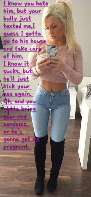 Bully makes wife come over and fuck him