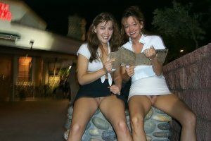 Pics of panties under her skirt