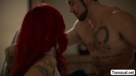 Latina Trans stepmom Foxxy analed by her handsome stepson