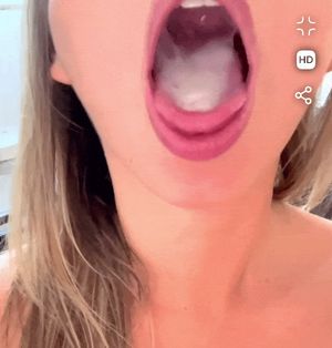 She sucked me dry and showed it to me