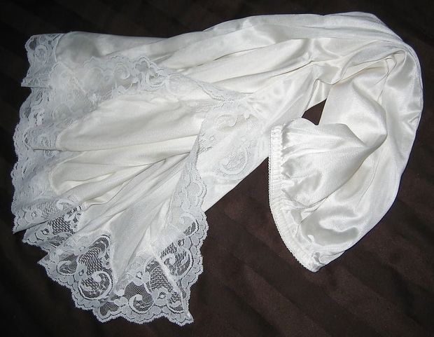 Patty's Lacy Catfighting Slip!