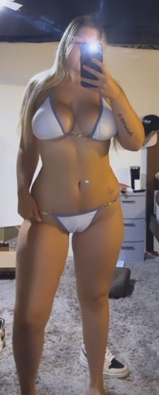 Destiny bikini selfie camel toe