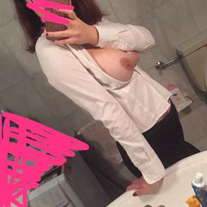 Amateur teen with big tits shows work's outfit. What if my boss notices I'm not wearing a bra under? Will he fuck me?