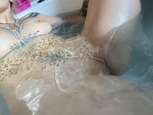 Getting all wet and soapy