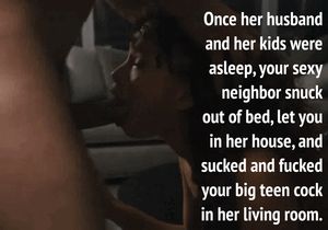 Midnight facefuck for your hot married neighbor
